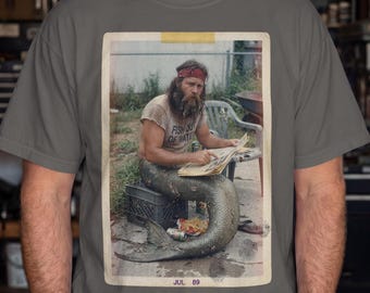 Merman Sucht einen Job Foto t-shirt , T-shirt | Fisch aus dem Wasser 1989
