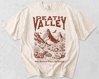 Death Valley National Park  T-Shirt | Retro CA Road Trip National Park Tee | Comfort Colors Desert Vintage T-shirt | Vintage Travel Tee Gift