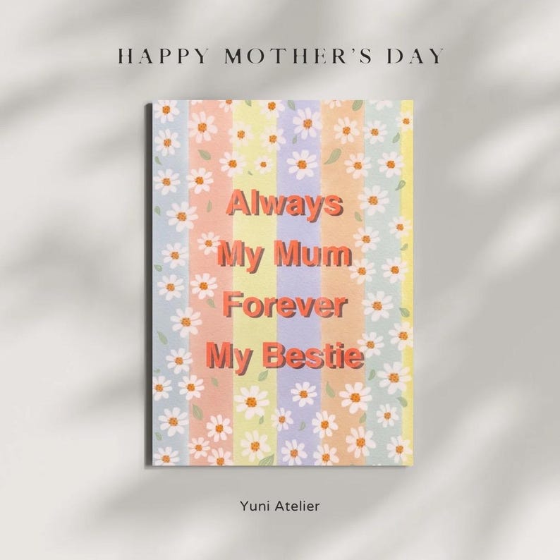 Mother’s Day, Gift for mom, git for mother, Mother’s Day idea, printable Mother’s Day gift, printable Mother’s Day card, digital file, best mom ever, mom poster