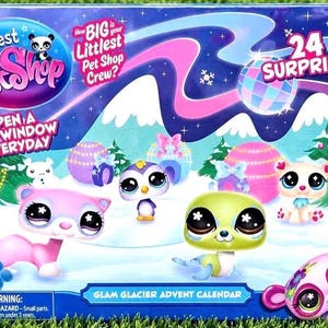 Littlest Pet Shop Glam Glacier Advent Calendar: 24 Surprises (4+)