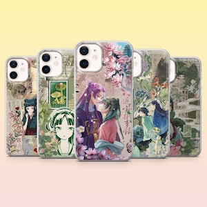 Apothecary Diaries Phone Case Ghibli Maomao Cover for iPhone 17Pro, 16, 15, 14, 13, Samsung S25, S24, S23, S22, A16, A26, Pixel 10, 9Pro