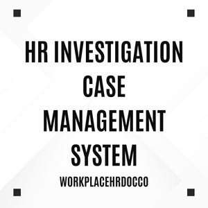 Sistema de gestión de casos de investigación de RR. HH. / Plantillas de investigación en el lugar de trabajo / Recepción de quejas, guías de entrevistas, registro de pruebas