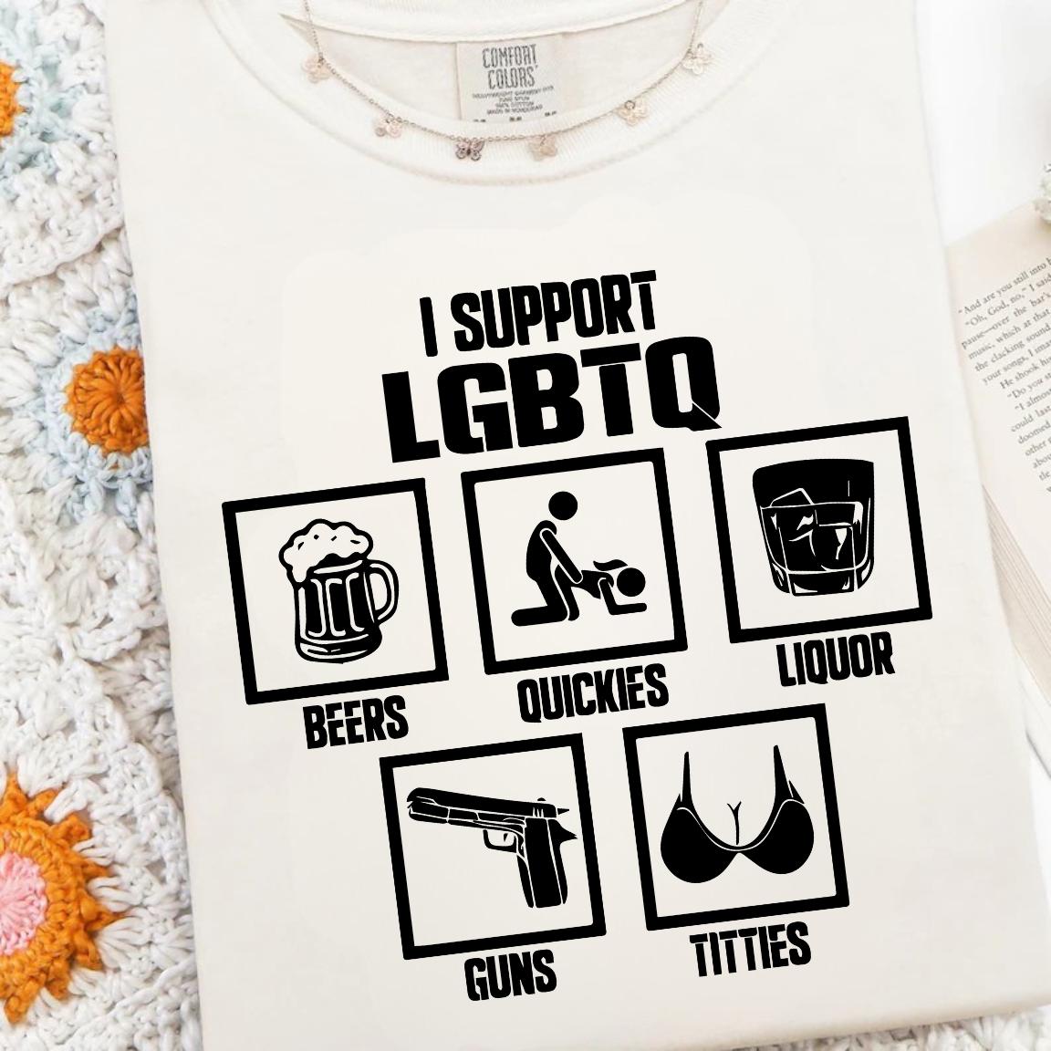I Support the LGBTQ SVG Shirt, Pride Month Social Justice Png, Funny ...