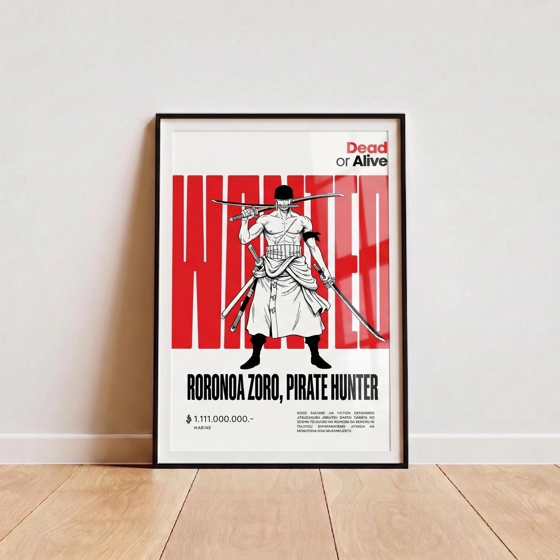 Zoro poster - Etsy 日本