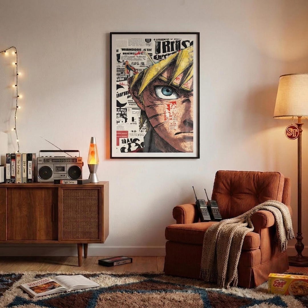 Anime Style Poster | Digital Download & Physical Print | Manga Inspired
