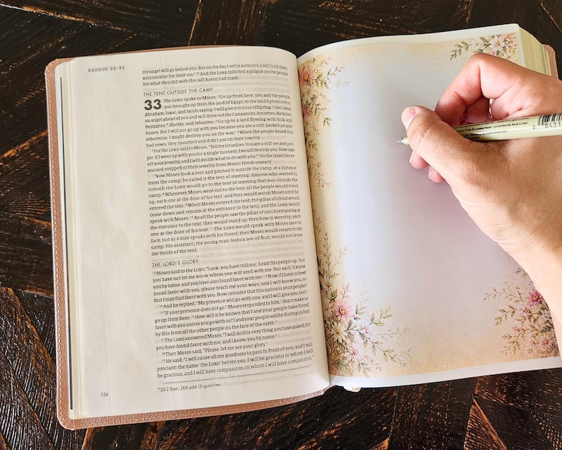 Ensemble de fichiers imprimables pour journal chrétien : versets bibliques à insérer, à télécharger. image 13