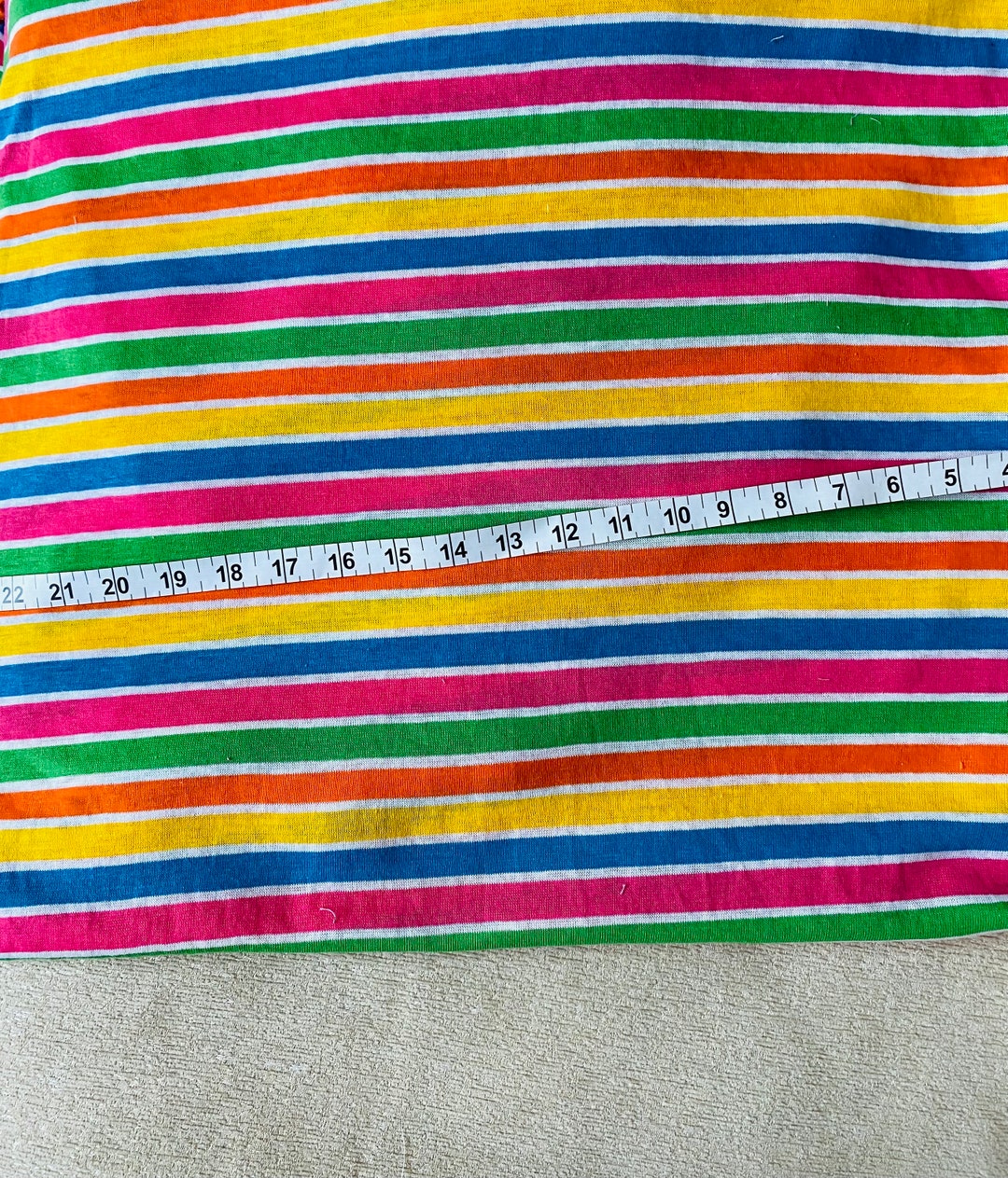 Review For Rainbow Stripe Knit Sweater YV40850 main image 1