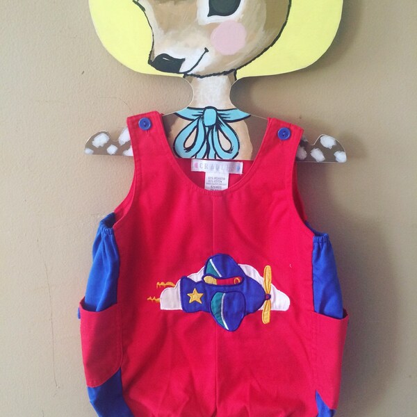 Vintage sailor romper 6-12 months