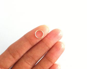 20g Cartilage Earring, Gold Cartilage Hoop Earring 6mm 7mm 8mm 9mm 10mm, 20g Nose Hoop, 20g Septum Ring, Seamless Tragus Helix 20g Hoop