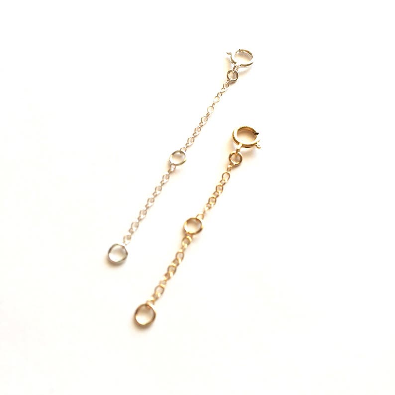 Adjustable Necklace Extender Gold Filled or Sterling Silver Etsy