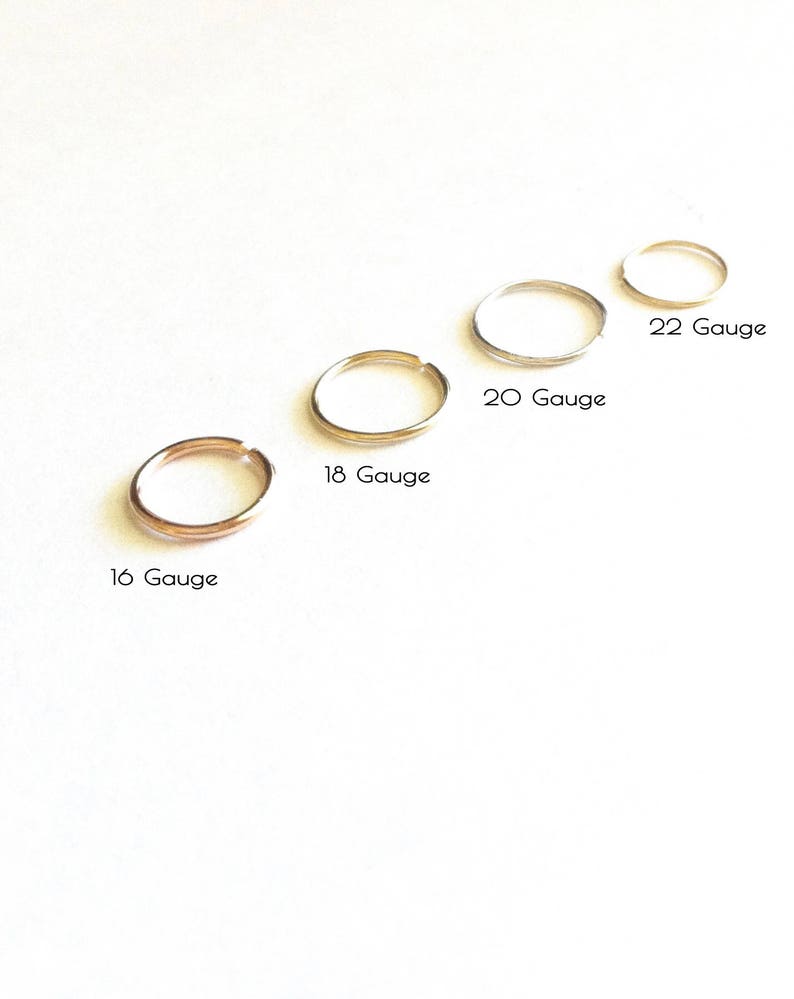 Conch Hoop Conch Piercing 22g 20g 18g or 16g Conch Earring Etsy