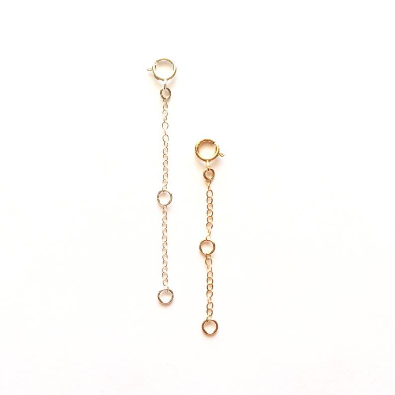 Adjustable Necklace Extender Gold Filled or Sterling Silver Etsy