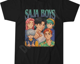 Camiseta Saja para niños, Super Girls coreanas, Moda juvenil