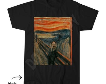 Camiseta de Dwight Schrute con parodia de la pintura de El Grito y The Office