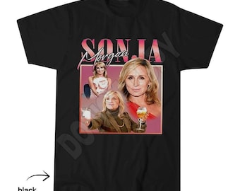 Sonja Morgan Retro Photo Collage T-Shirt, Reality TV Homage, Real Housewives Fan