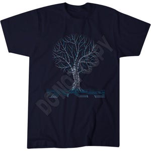 Binary Tree Coding Computer Science T-Shirt, Tech Nerd Gift Navy