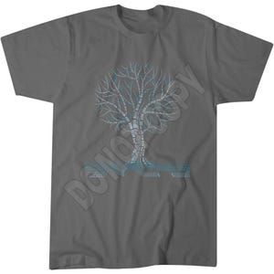 Binary Tree Coding Computer Science T-Shirt, Tech Nerd Gift Dark Charcoal Grey