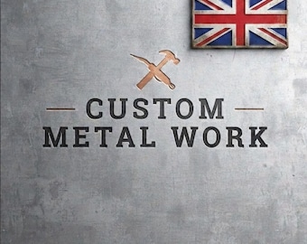 Trabajos de metal personalizados en el Reino Unido, letreros de acero cortados con láser a medida, arte para jardín, paneles de pared, placas de metal, decoración exterior personalizada.
