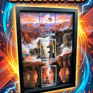 Charizard Evolution Pokemon Frame – Pokemon Card Display