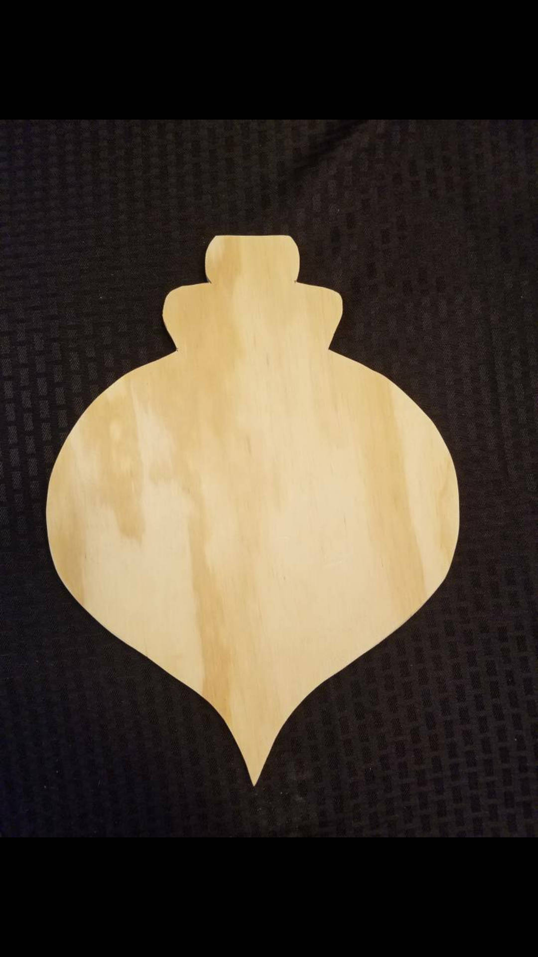 Unfinished wood christmas ornament shape large Etsy