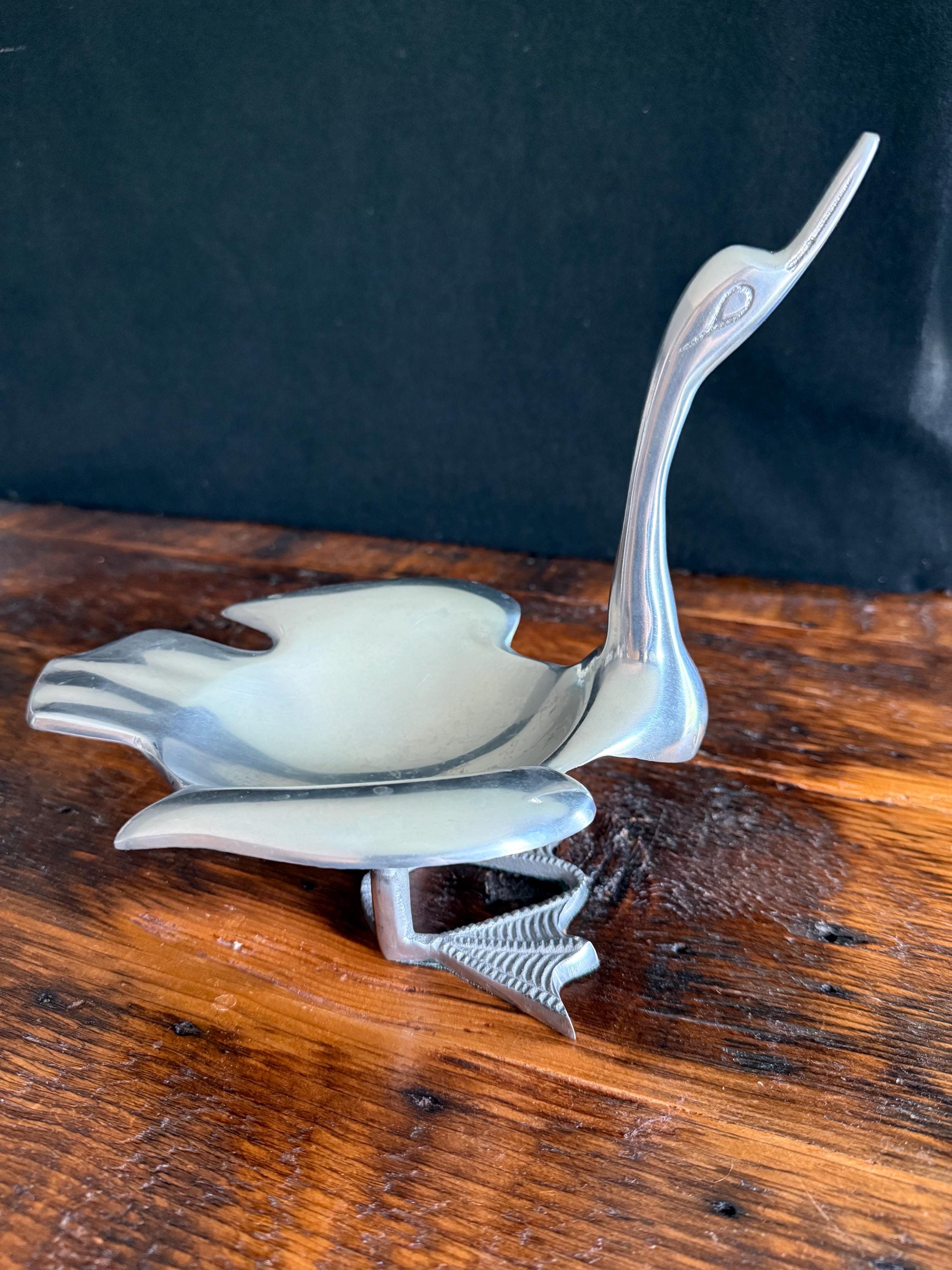 Metal Swan Bowl - Etsy