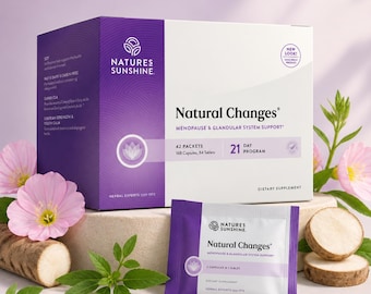 Natural Changes Menopause Packets - Complete Women's Wellness Program - Made in USA
