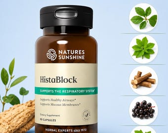 Seasonal Herbal Wellness Capsules | Quercetin, Nettle & Bromelain Blend | Made in USA
