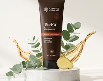 Tei-Fu Massage Lotion - Muscle and Joint Wellness Blend - Made in USA