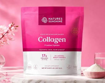 Grass-Fed Collagen Peptides Powder for Skin, Hair Wellness – Pasture Raised Bovine USA Made