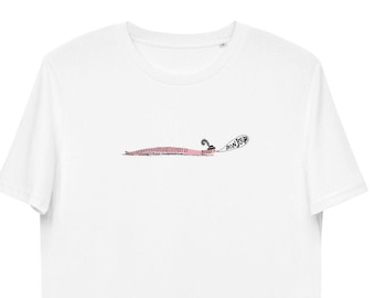 Français Worm T-Shirt en coton biologique