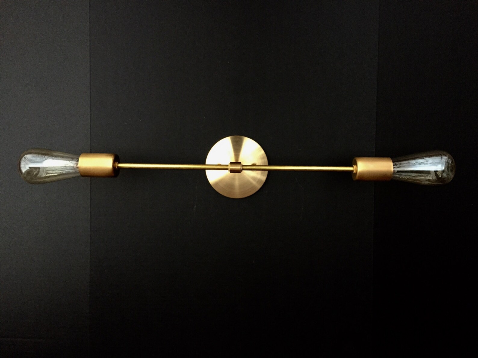 Draper Collection . Semi Flush Mount Brass Ceiling Light . Mid Etsy