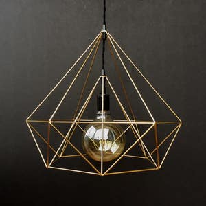 Diamond Pendant Light  .  Geometric  .  Minimalist Inspired