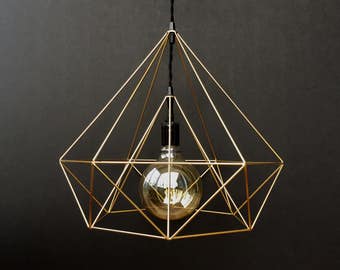 Diamond Pendant Light  .  Geometric  .  Minimalist Inspired