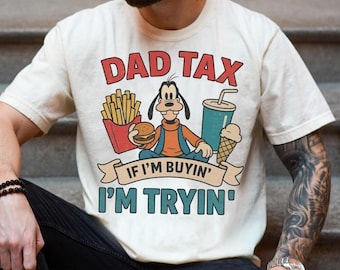 Funny Dad Comfort Colors Shirt, Cartoon Family Vacation Tee, Father’s Day Gift for Daddy from Kids Matching Outfit