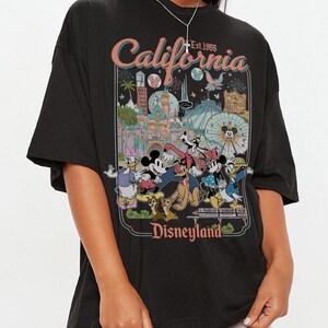 Retro Disneyland Vacation Mickey And Friends T-shirt, Disneyland Est 1955 Shirt, Mickey And Friends Shirt, Vacation Tee, WaltDisney World image 4