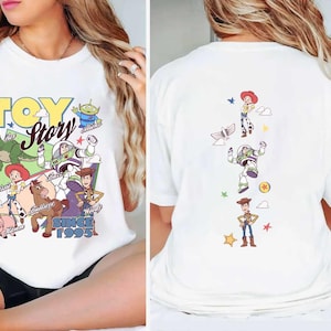 2-sided Disney Toy Story shirts, Toy Story Friends Tee, WDW Disneyland Family Vacation 2026 Trip, You've Got A Friend In Me shirts image 1
