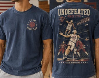 Comfort Colors® 4th of July Tee, Undefeated America Shirt, Funny Founding Fathers T-Shirt, USA Meme, Fourth of July Gift, Independence Day