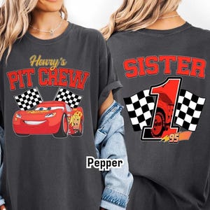 Disneyland Cars Birthday Custom Shirt, Lightning McQueen Birthday Boy, Pixar Pit Crew Shirt, Family Birthday Trip Shirt, WDW Birthday Tee image 3