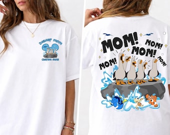 Seagull Mom Mom Mom - Personalized Shirt - Funny Mother's Day Gift For Mom - Disney Nemo T-Shirt - Finding Nemo