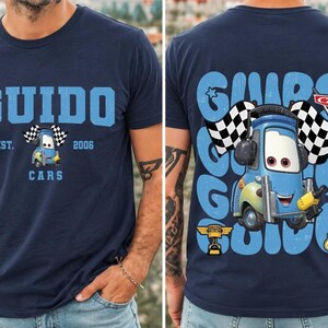 Comfort Colors Vintage Custom Pixar Cars Shirt, Lightning McQueen Mater Radiator Springs, Disneyland Family Tee, Disneyland Trip 2026 Tee image 4