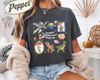 Retro Coquette Disneyland Toy Story You've Got A Friend In Me Shirt, Toy Story Characters Tee, Disneyland Trip Shirt, Family Matching Shirt