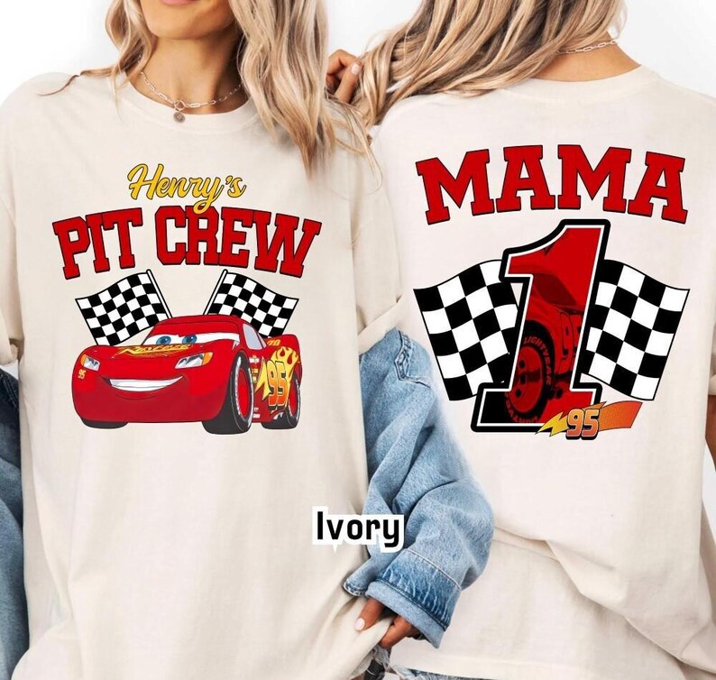 Disneyland Cars Birthday Custom Shirt, Lightning McQueen Birthday Boy, Pixar Pit Crew Shirt, Family Birthday Trip Shirt, WDW Birthday Tee image 4