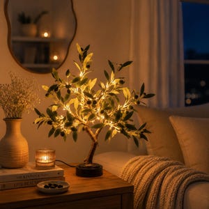Olivenbaum lampe - Etsy.de