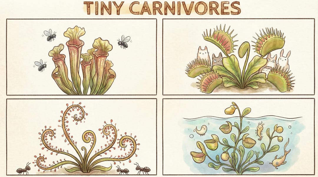 Carnivorous Plants Printable - Etsy Canada