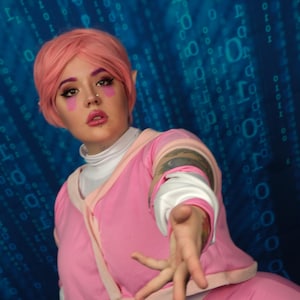 Conjunto de cosplay digital Aelita código lyoko