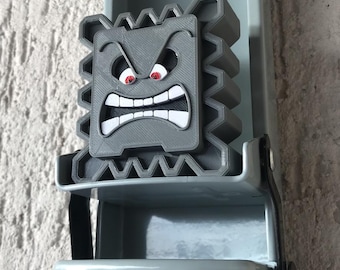 Super Mario Thwomp Can Crusher Topper
