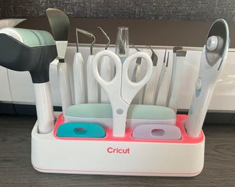 Organizador de herramientas Cricut: organizador de escritorio impreso en 3D compatible con Cricut