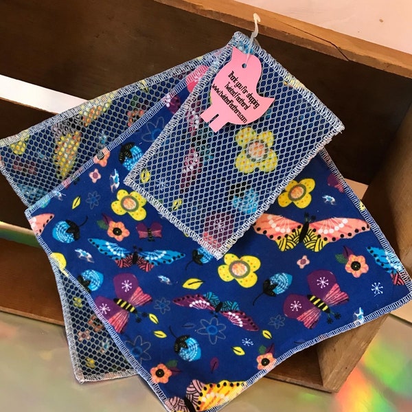 Pretty Dish Rag/Butterflies