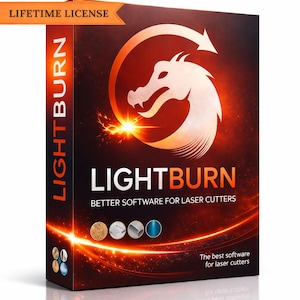 LightBurn Advanced Laser Cut & Design Software (Instant Download)
