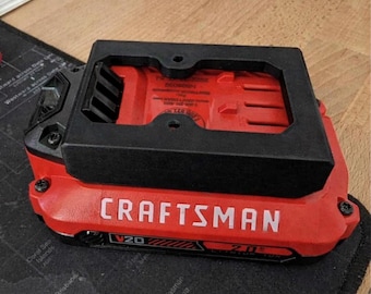 Soporte de pared para batería Craftsman V20 / Organizador de herramientas para garaje